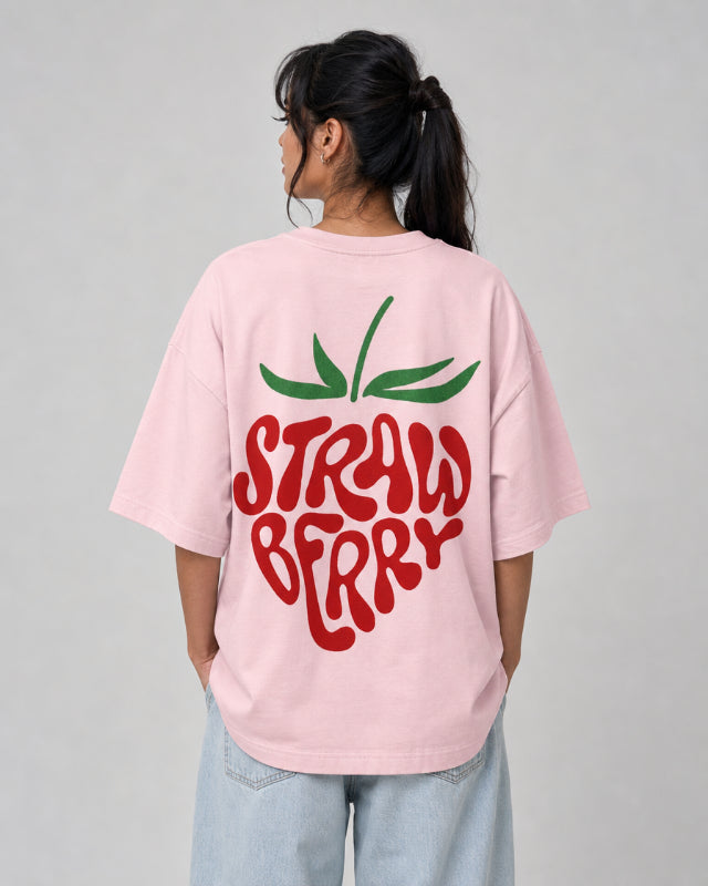 Strawberry Oversized Tee